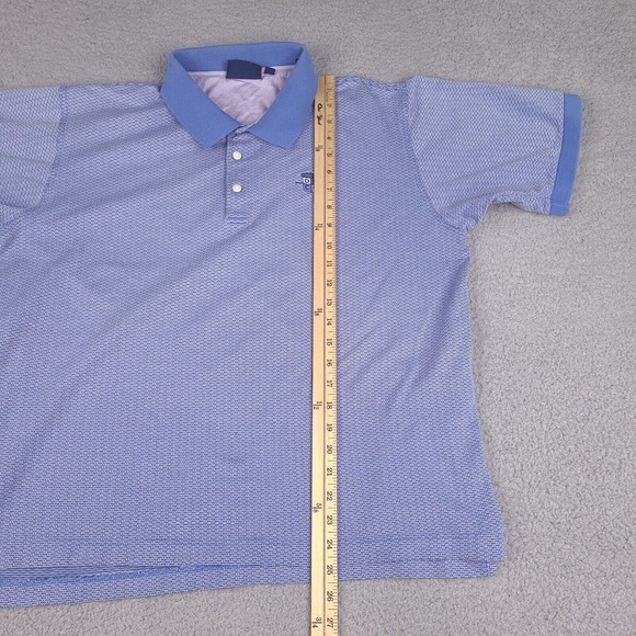 Bobby Jones Polo Shirt Mens Large Blue Golf Players Old Warson Country Club - Picture 11 of 14
